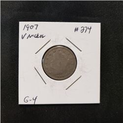 1907 V Nickel