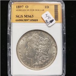 1897 O Morgan Dollar