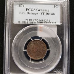 1874 Indian Cent