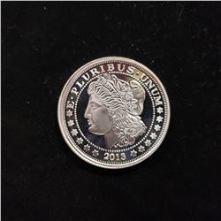 2013 Morgan Head  1 Oz .999 Silver