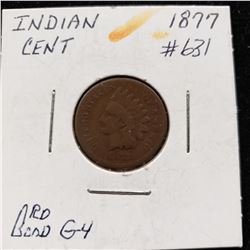 1877 Indian Head  Cent