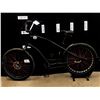 Image 1 : BLACK ELECTRA DREAM RIDER SERIES 3 SPEED CRUISER/CHOPPER STYLE BIKE WITH PEDAL BRAKE AND FRONT