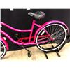Image 2 : PINK CAPIX APLAYADO SINGLE SPEED CRUISER BIKE WITH PEDAL BRAKE