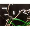 Image 2 : GREEN ELECTRA CHOPPER STYLE 7 SPEED BIKE, MISSING BRAKES, NEEDS REPAIRS/MAINTENANCE
