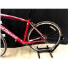 Image 2 : RED SPECIALIZED SECTEUR 16 SPEED ROAD BIKE WITH CLIP PEDALS, LARGE FRAME SIZE, 80 CM STANDOVER