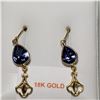 Image 1 : 18K TANZANITE (2.2CT) EARRINGS