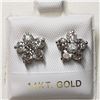 Image 1 : 14K DIAMOND (1.36CT) EARRINGS