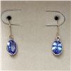 Image 1 : 14K TANZANITE (1.3CT) EARRINGS