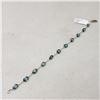 Image 1 : 14K BLUE ZIRCON (11.5CT) BRACELET
