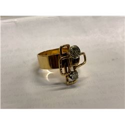 14K YELLOW GOLD LADIES RING WITH APPRAISAL (0.30CTS)