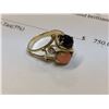 Image 1 : APPRAISED 14K YELLOW GOLD LADIES MIXED STONE RING