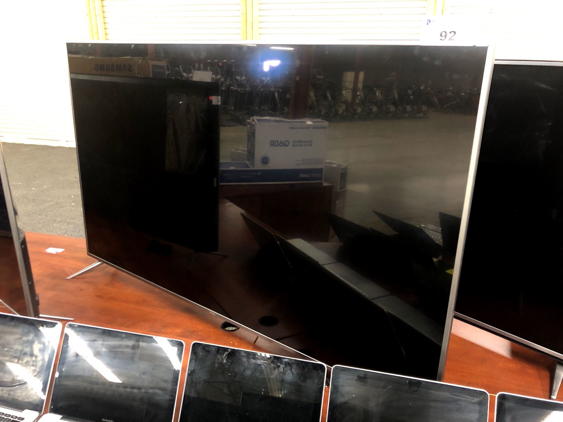HAIER 65 FLATSCREEN TV, MODEL 65UG6550G, WITH REMOTE - Able Auctions haier 65 inch tv wall mount