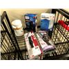 Image 1 : HOUSEHOLD ITEMS INC. CURLERS, PHILIPS RAZOR, SONICARE TOOTHBRUSH AND COCONUT ALMOND PROTEIN POWDER