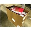Image 2 : 3 BOXES OF ASSORTED DECORATIVE ITEMS INC. CHRISTMAS THEMED ITEMS, GIFT BAGS AND MORE