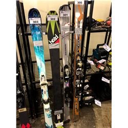 SALOMON 155 CM SKIS WITH C509 BINDINGS