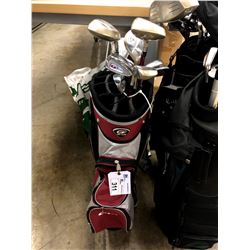 GOLF CLUBS WITH BAG INC. PARADISE ALOHA AND MORE, RIGHT HANDED