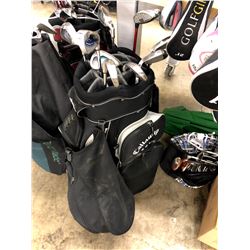 GOLF CLUBS WITH BAG INC. CALLAWAY AND MORE, RIGHT HANDED