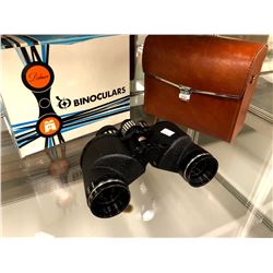 DELUXE BINOCULARS WITH ORIGINAL BOX AND CASE