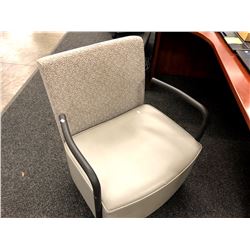 HERMAN MILLER CELESTE BEIGE PATTERNED CLIENT CHAIR