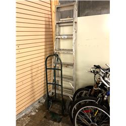 6' ALUMINUM LADDER AND 2 WHEEL DOLLY