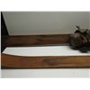 Image 4 : Vintage wood Cross Country Skis with Boots