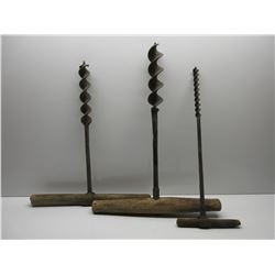 3 Hand Drill Borer's