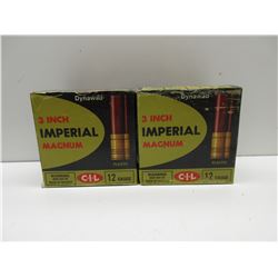 2 Full Boxes of CIL 12 gauge 3" #4 shot