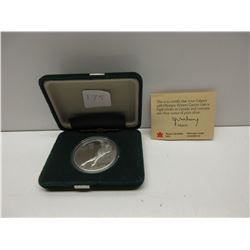 1988 Calgary $20.00 Olympic Coin Speed Skater