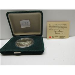 1988 Calgary $20.00 Olympic Coin Skier