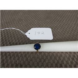 10KT Gold Ring with Blue Stone