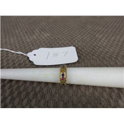 10KT Gold Family Ring with 7 Stones