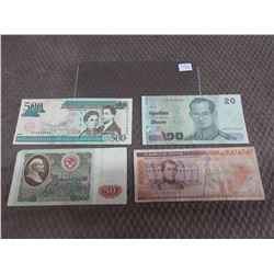 Foreign Currency - Russian, Dominicana, Thailand & Mexico