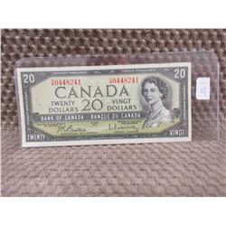 1954 Canadian 20 Dollar Bill