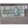 Image 1 : 1991 Canadian 20 Dollar Bill