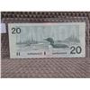 Image 2 : 1991 Canadian 20 Dollar Bill