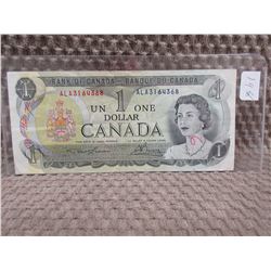 1973 Canadian 1 Dollar Bill