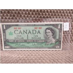 1967 Canadian Centennial 1 Dollar Bill