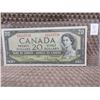 Image 1 : 1954 Canadian 20 Dollar Bill