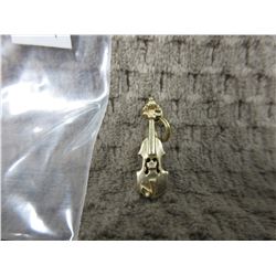 10 KT Gold Charm of Violin 2.11 grams