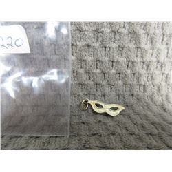 10 KT Gold Charm of Mask .79 grams