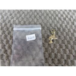 10 KT Gold Charm of Nefertiti 1.98 grams