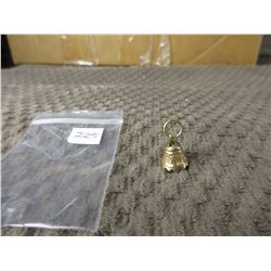 10 KT Gold Charm of Bell 1.86 grams