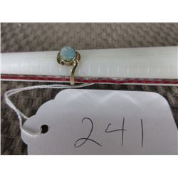 9KT Gold Ring with Opal