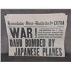 Image 1 : December 7, 1941 Edmonton Star Bulletin "War"