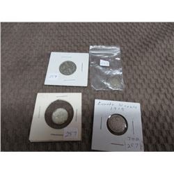 4 Canadain Vintage Coins