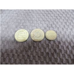 3 Game Tokens