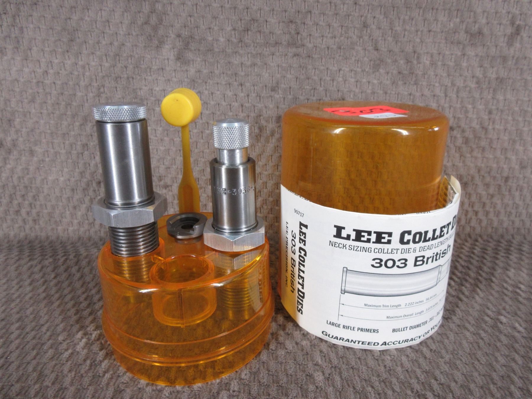 Lee Collet Dies 303 British 3 Die Set with Shell Holder