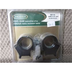 Weaver 30 MM Rings - New