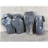 Image 1 : 3 Black Handgun Holsters & Radio Holster