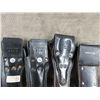 Image 2 : 3 Black Handgun Holsters & Radio Holster
